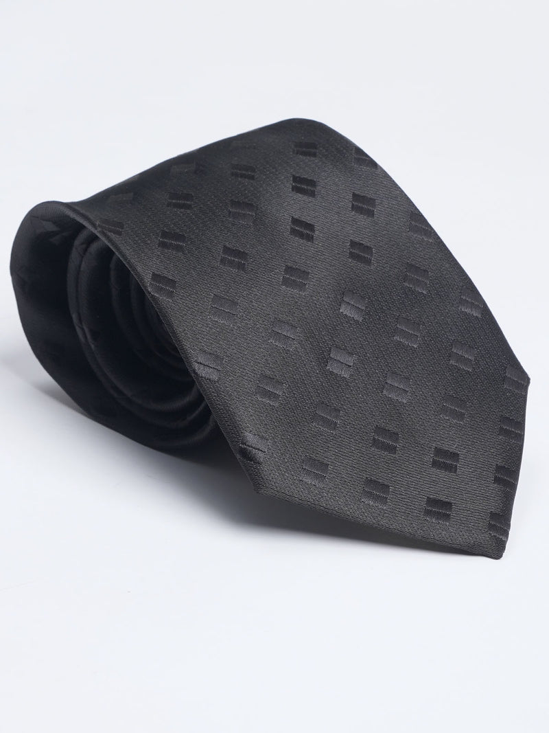 Black Designer Self Tie (TIE-1055)