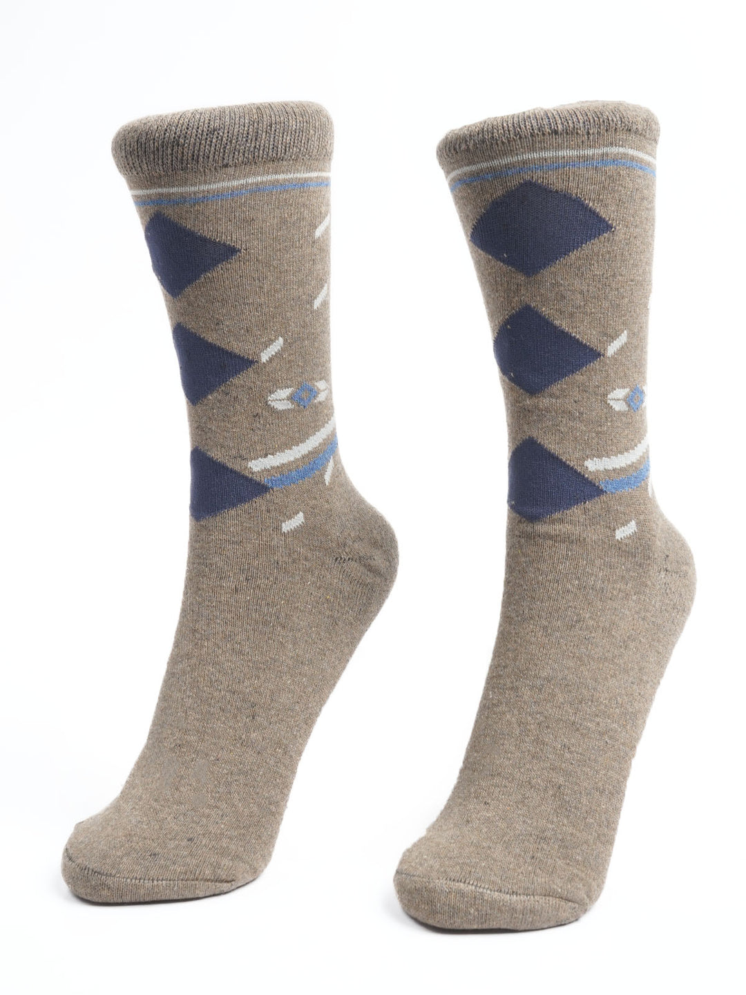 Light Brown Designer Socks  (SOCKS-1057)