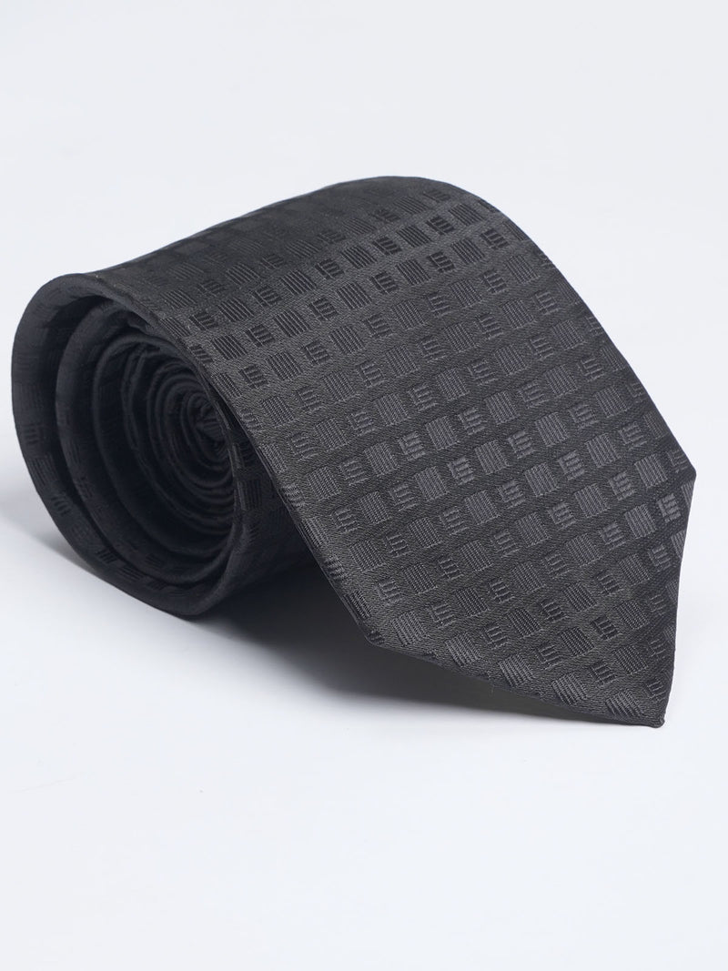 Black Designer Self Tie (TIE-1059)