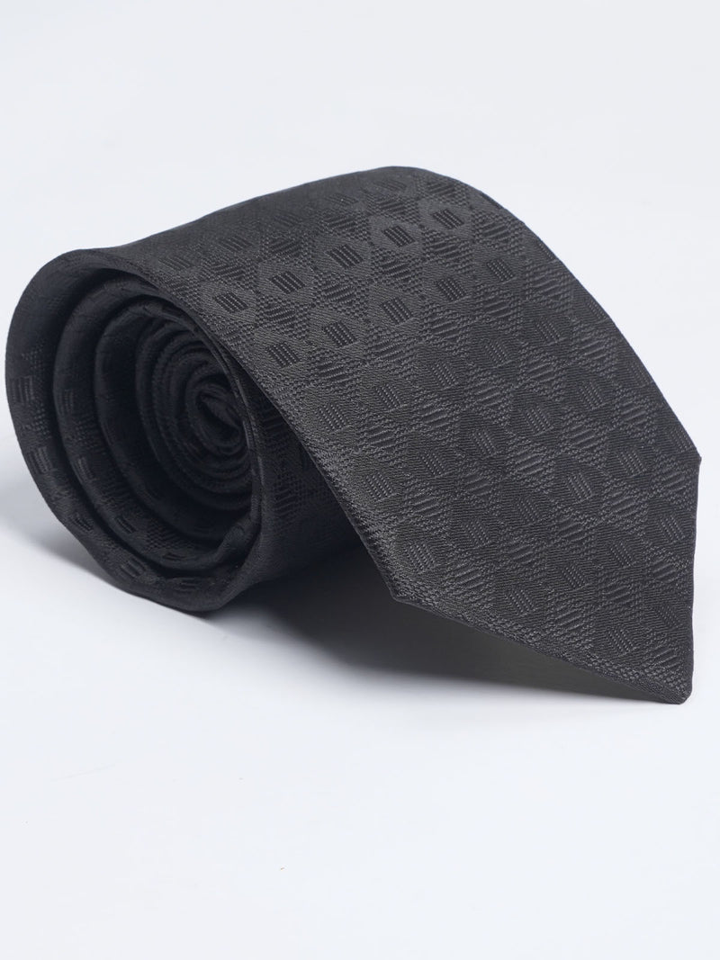 Black Designer Self Tie (TIE-1062)