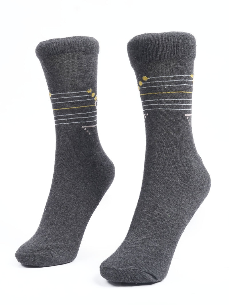 Grey Designer Socks (SOCKS-1063)