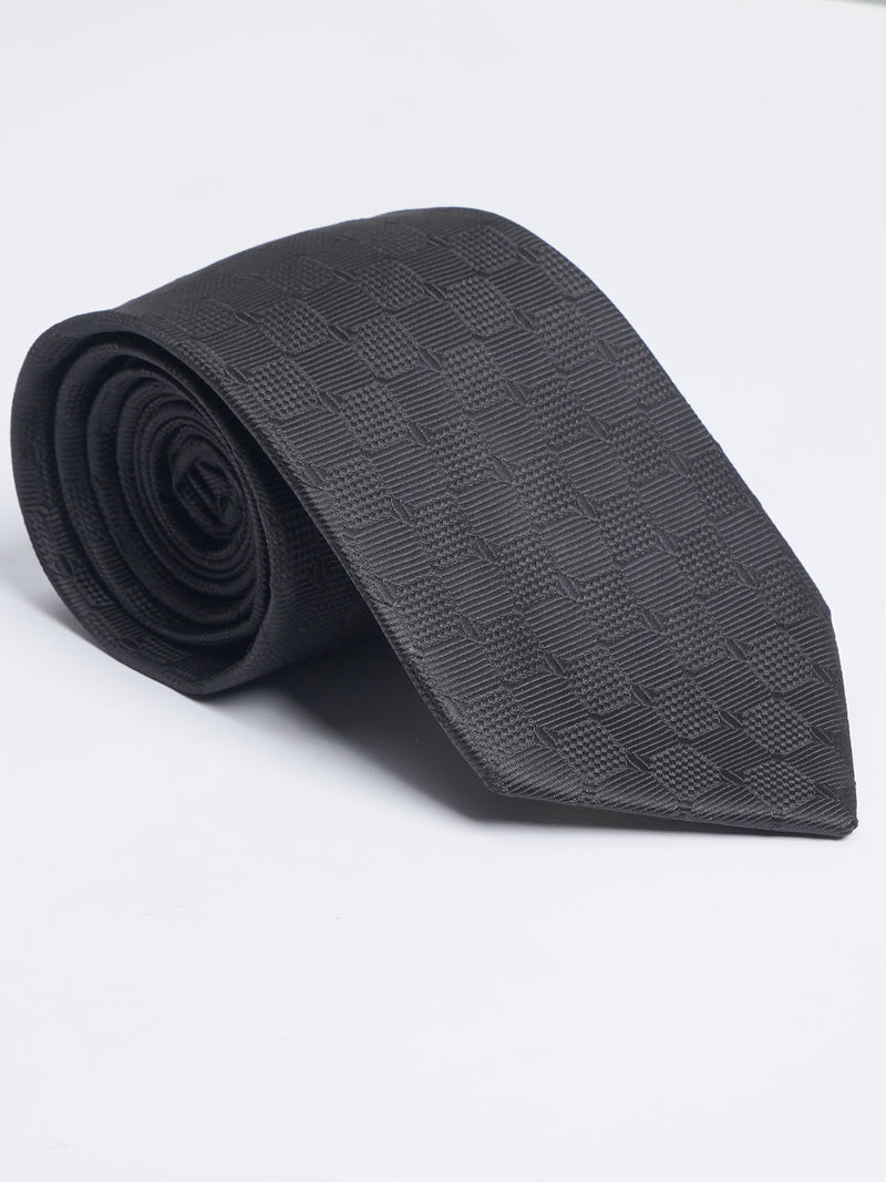 Black Designer Self Tie (TIE-1063)
