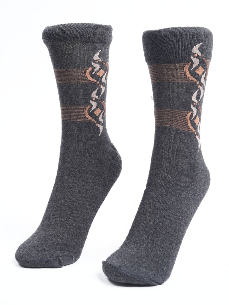 Black Designer Socks  (SOCKS-1065)