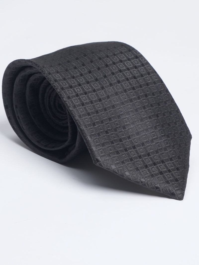 Black Designer Self Tie (TIE-1065)