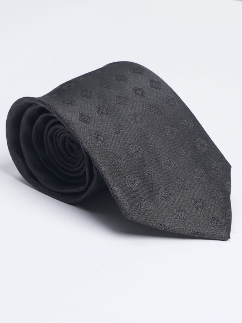 Black Designer Self Tie (TIE-1066)