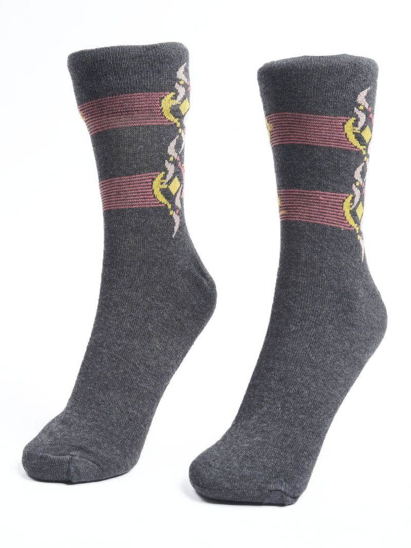 Black Designer Socks  (SOCKS-1066)