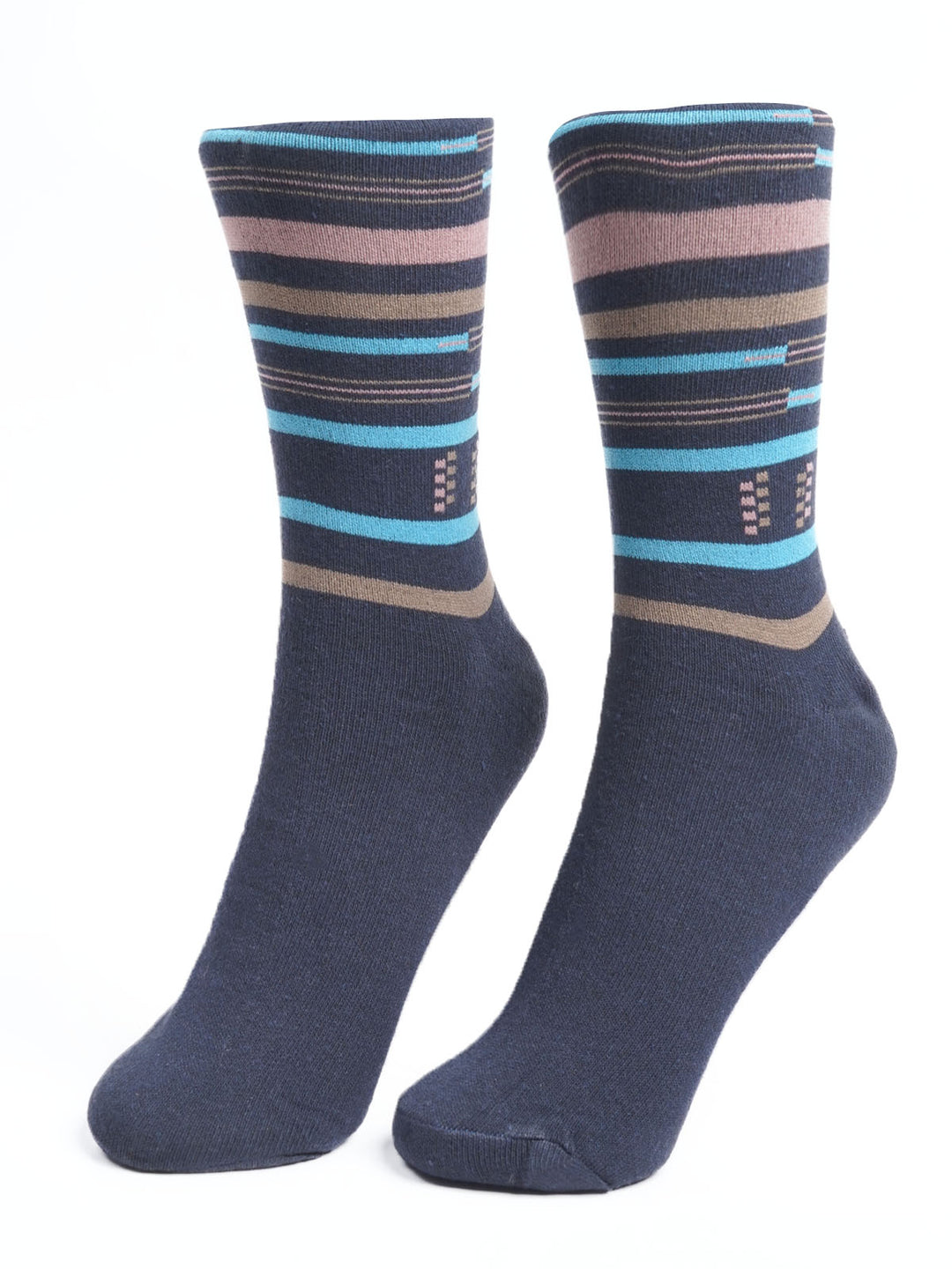 Navy Blue Designer Socks  (SOCKS-1067)