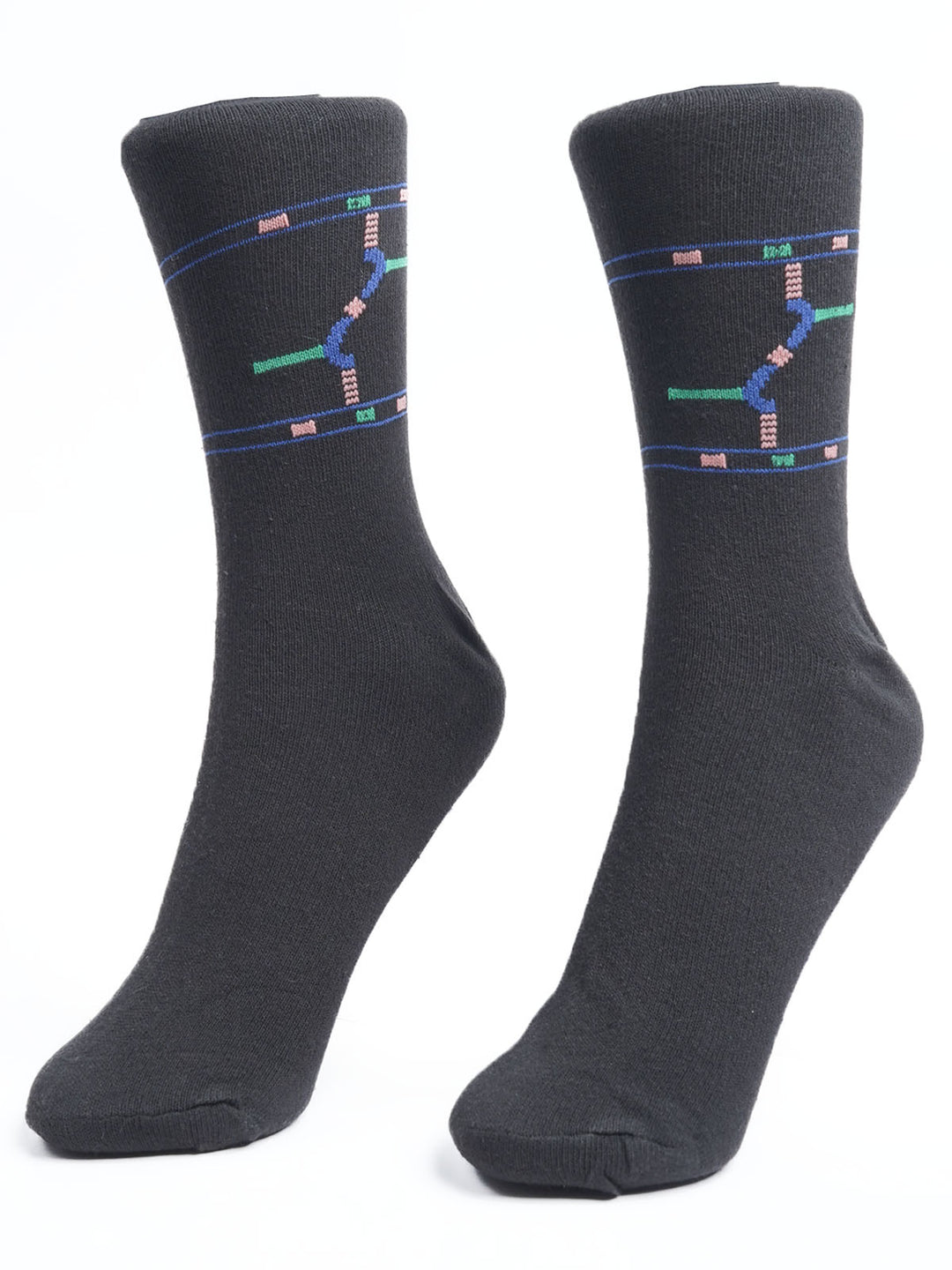 Black Designer Socks  (SOCKS-1068)