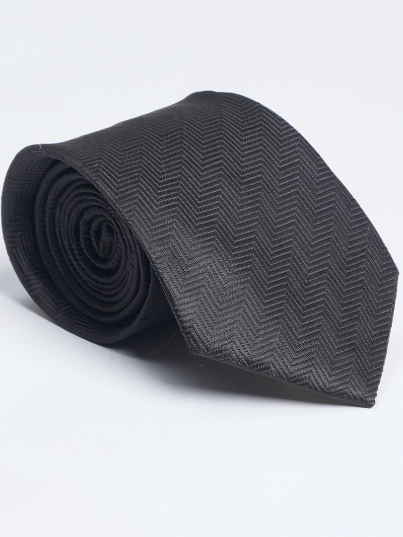 Black Designer Self Tie (TIE-1068)