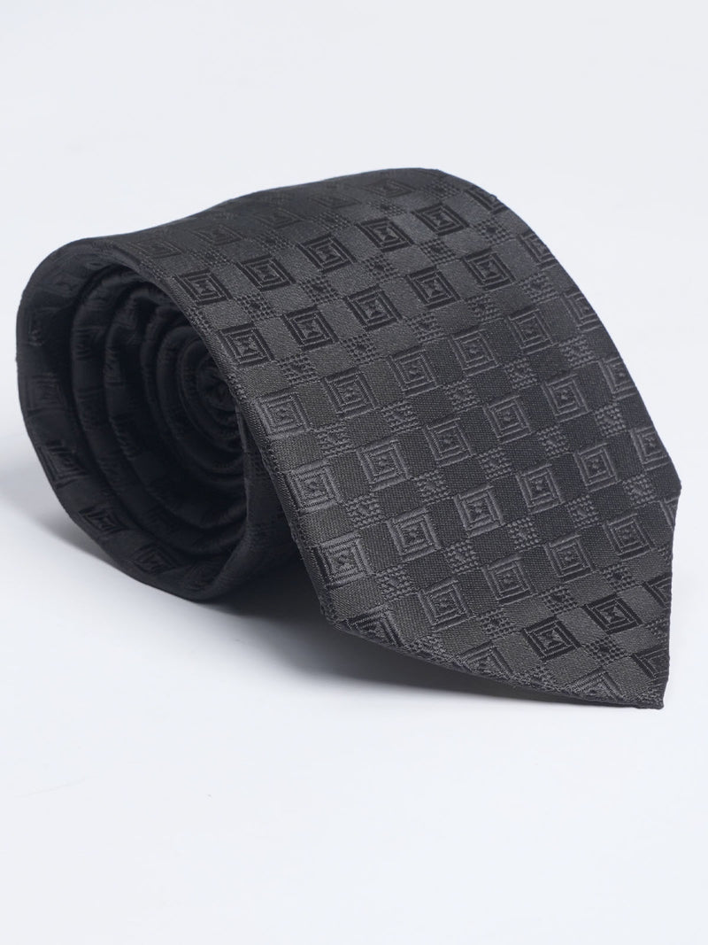 Black Designer Self Tie (TIE-1071)
