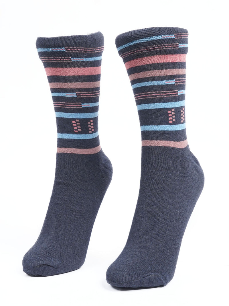 Dark Blue Designer Socks (SOCKS-1072)