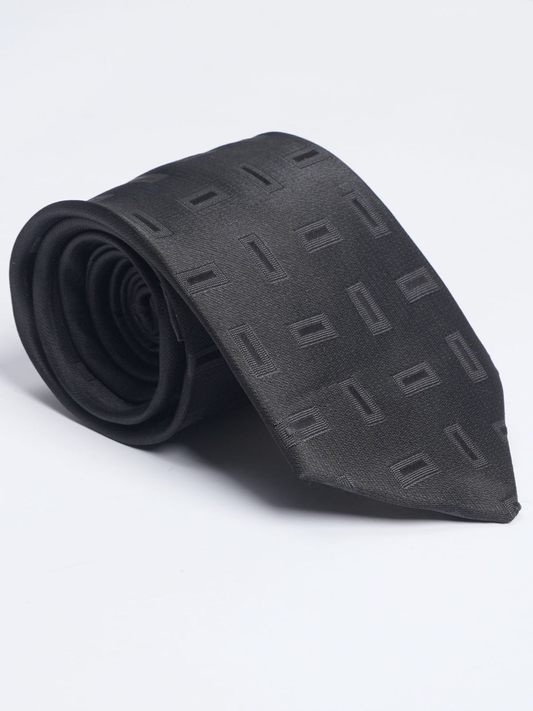 Black Designer Self Tie (TIE-1072)