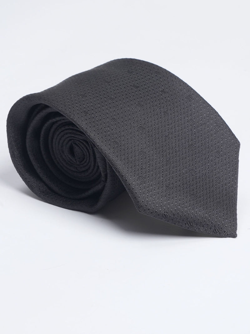 Black Designer Self Tie (TIE-1073)