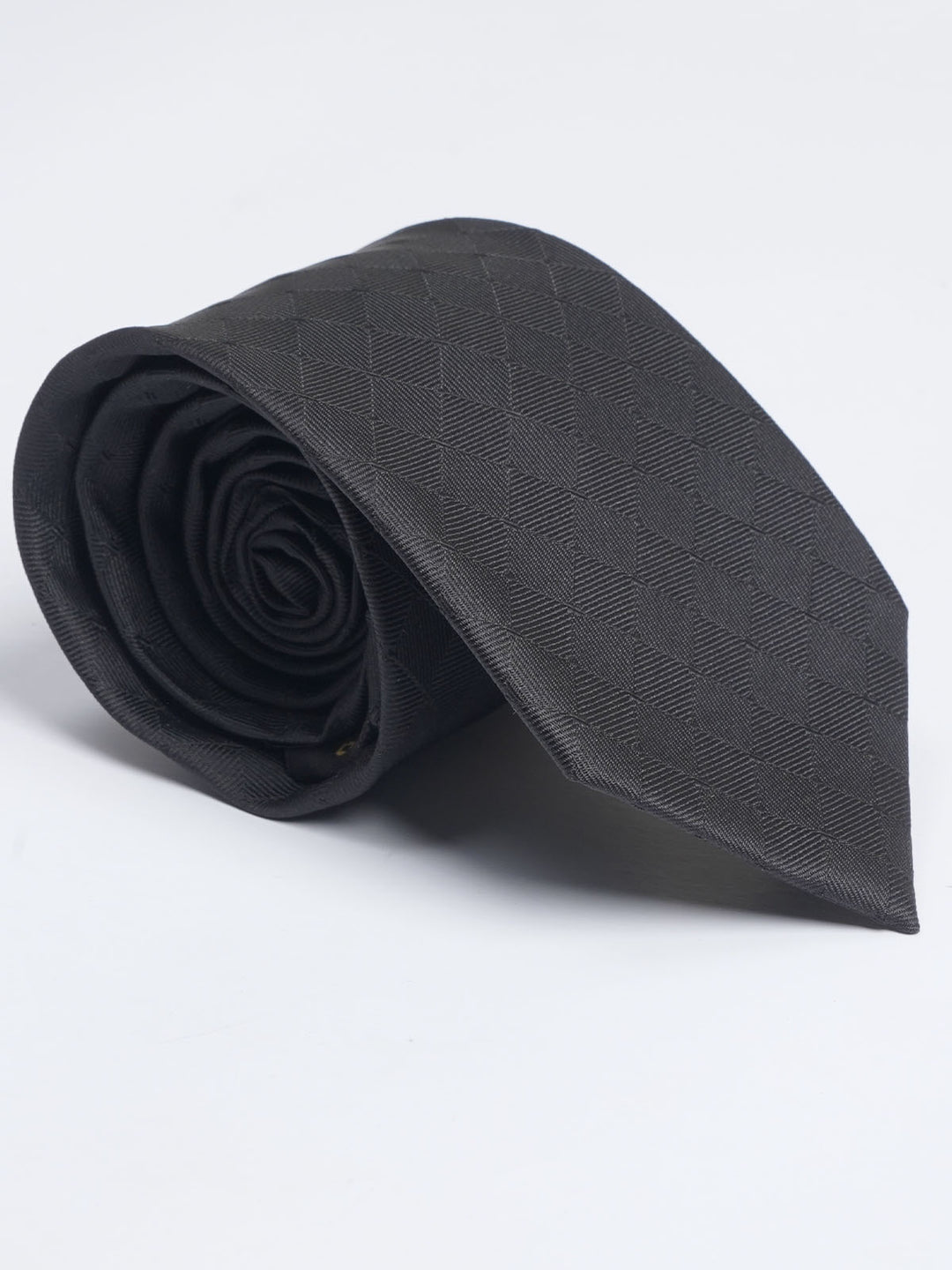 Black Designer Self Tie (TIE-1074)