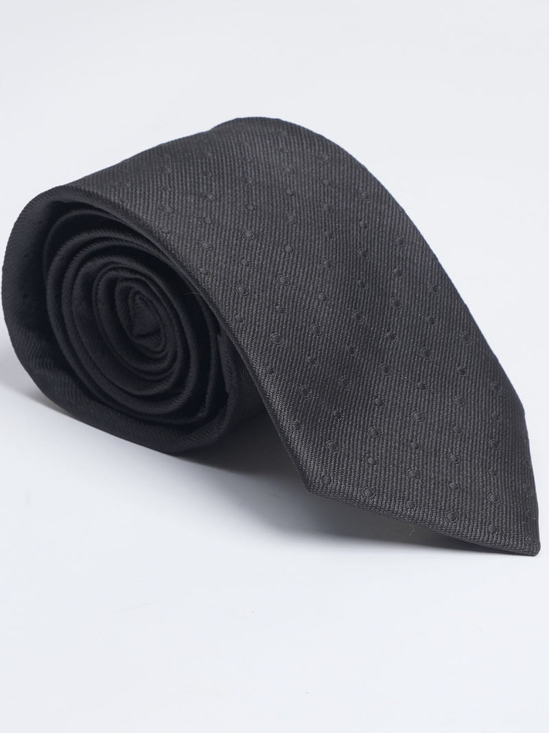 Black Designer Self Tie (TIE-1075)