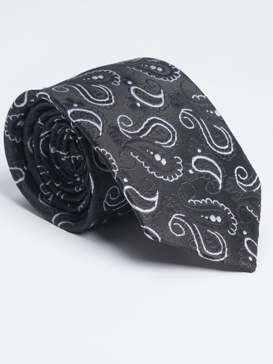 Black Designer Self Tie (TIE-1080)