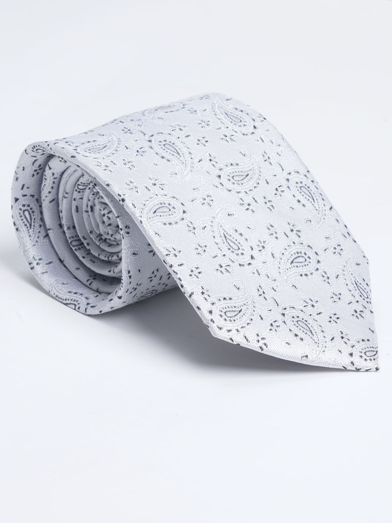 Light Grey Designer Self Tie (TIE-1081)