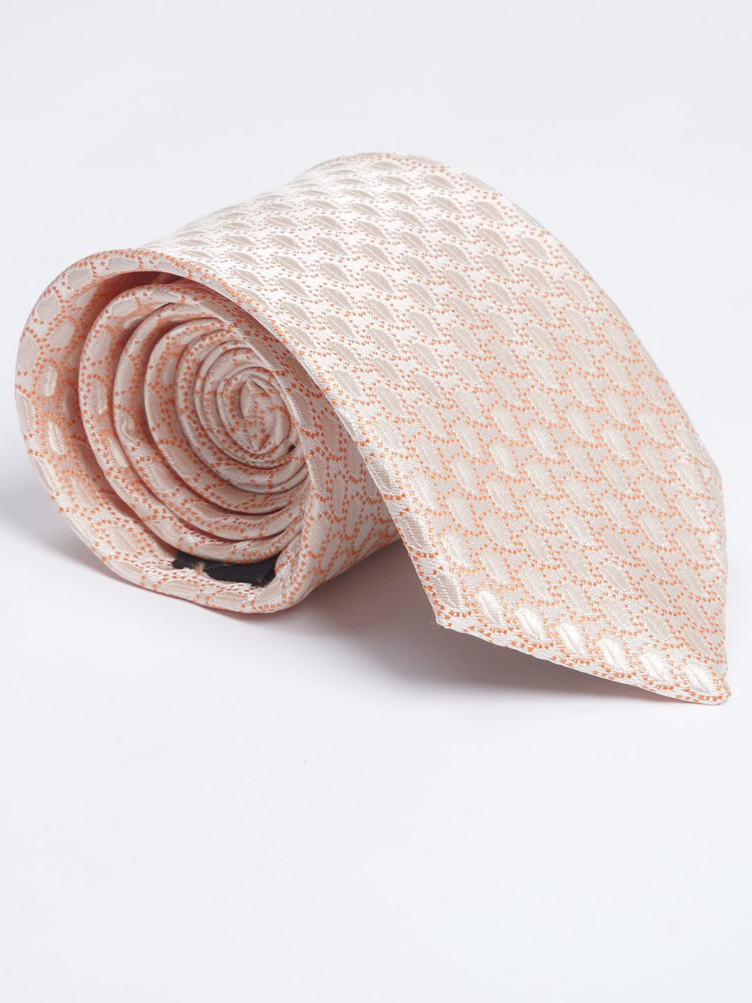 Peach Designer Self Tie (TIE-1085)