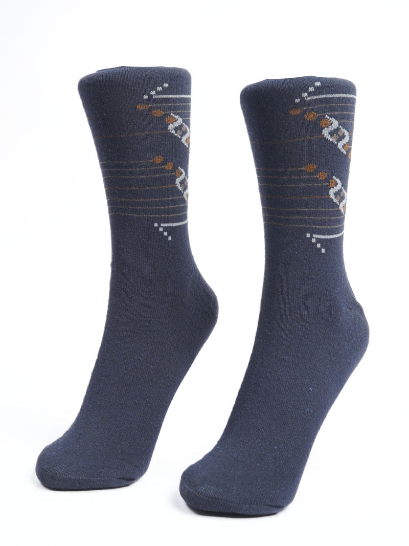 Blue Designer Socks  (SOCKS-1090)