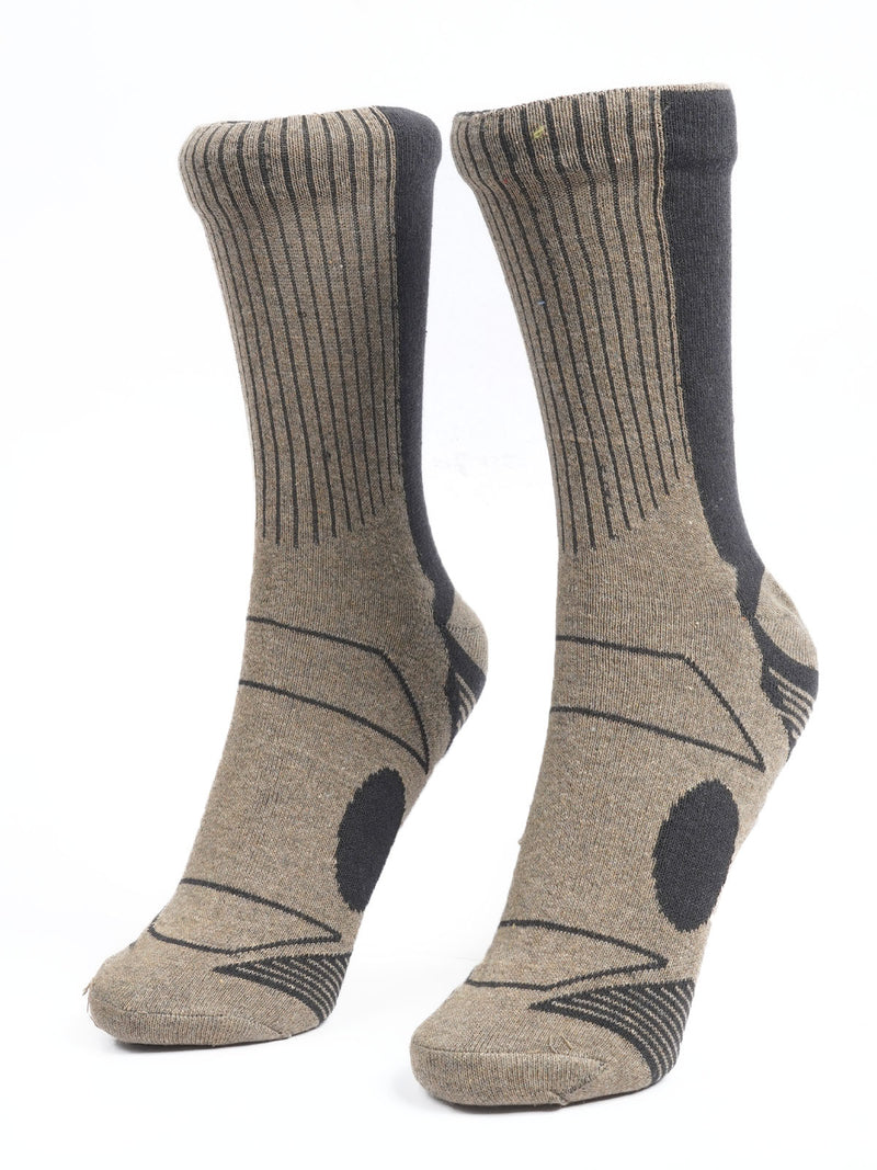 Light Brown Designer Socks (SOCKS-1101)