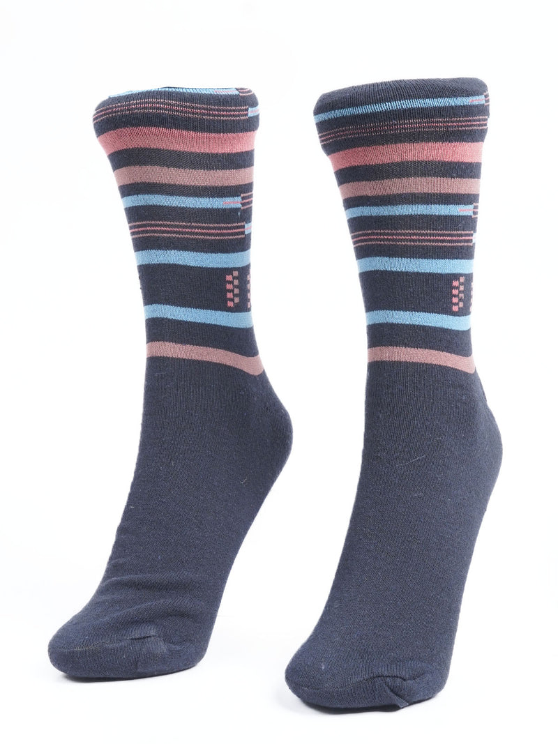 Navy Blue Designer Socks (SOCKS-1104)