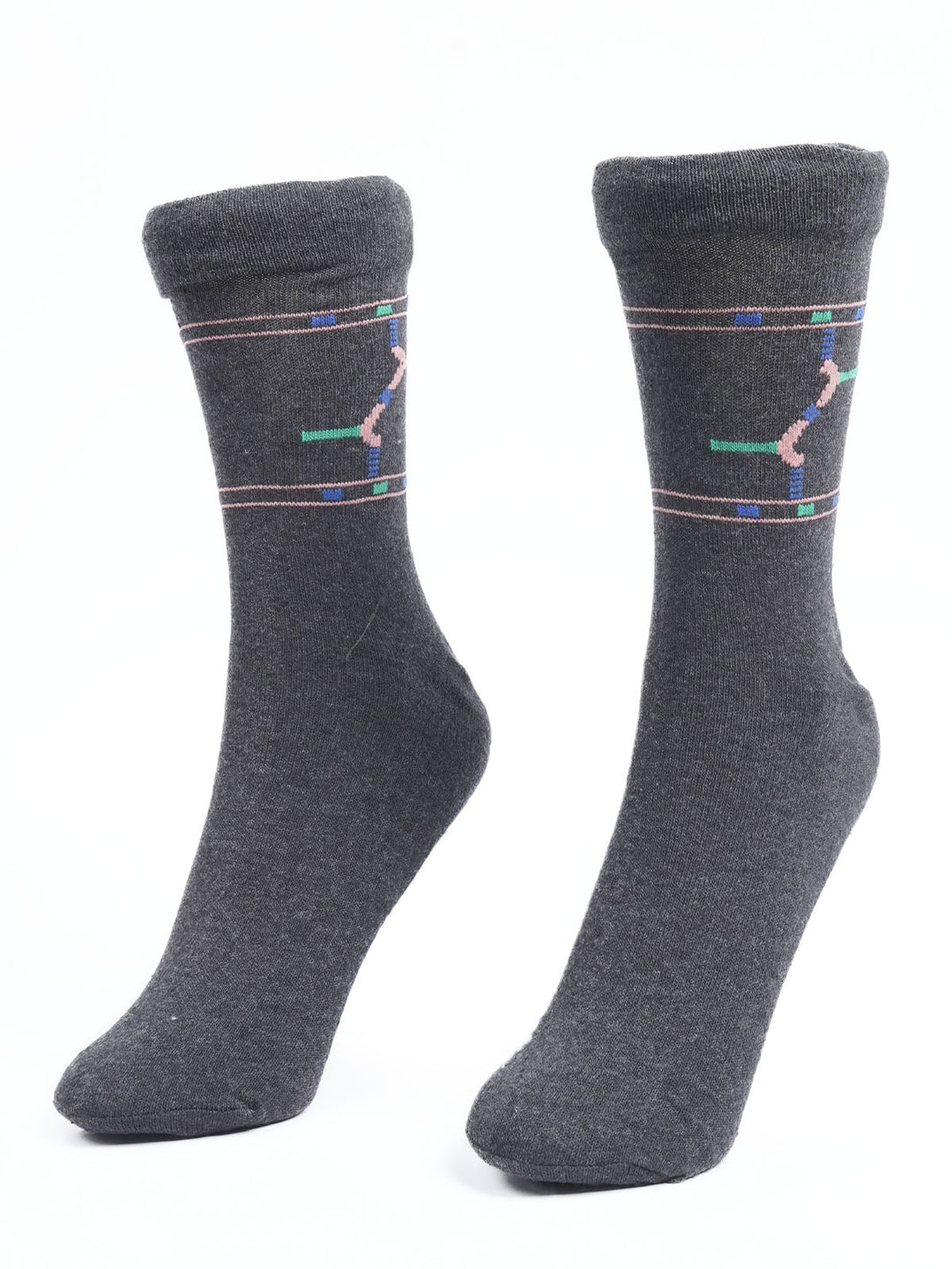 Black Designer Socks (SOCKS-1109)