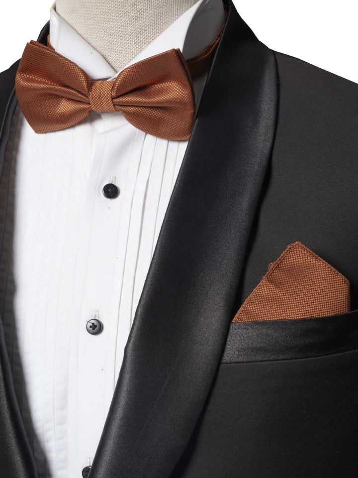 Dark Brown Bow Tie Set (BT-111)