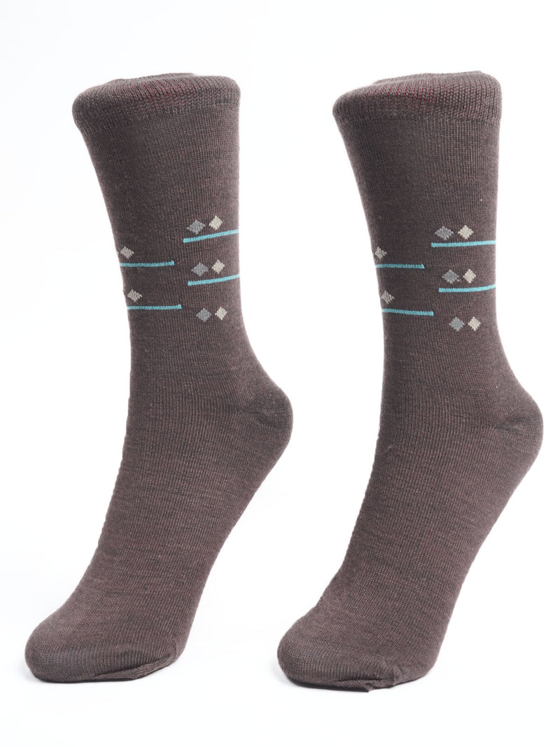 Brown Designer Socks  (SOCKS-1110)