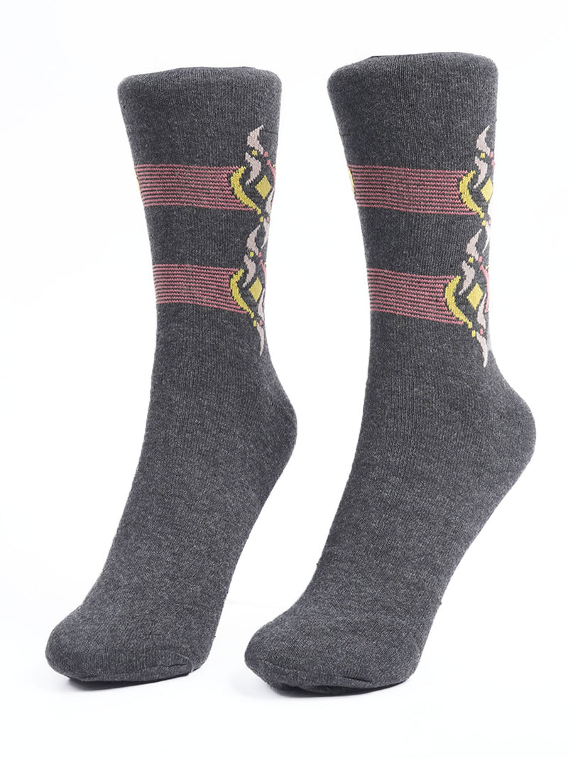 Black Designer Socks (SOCKS-1111)