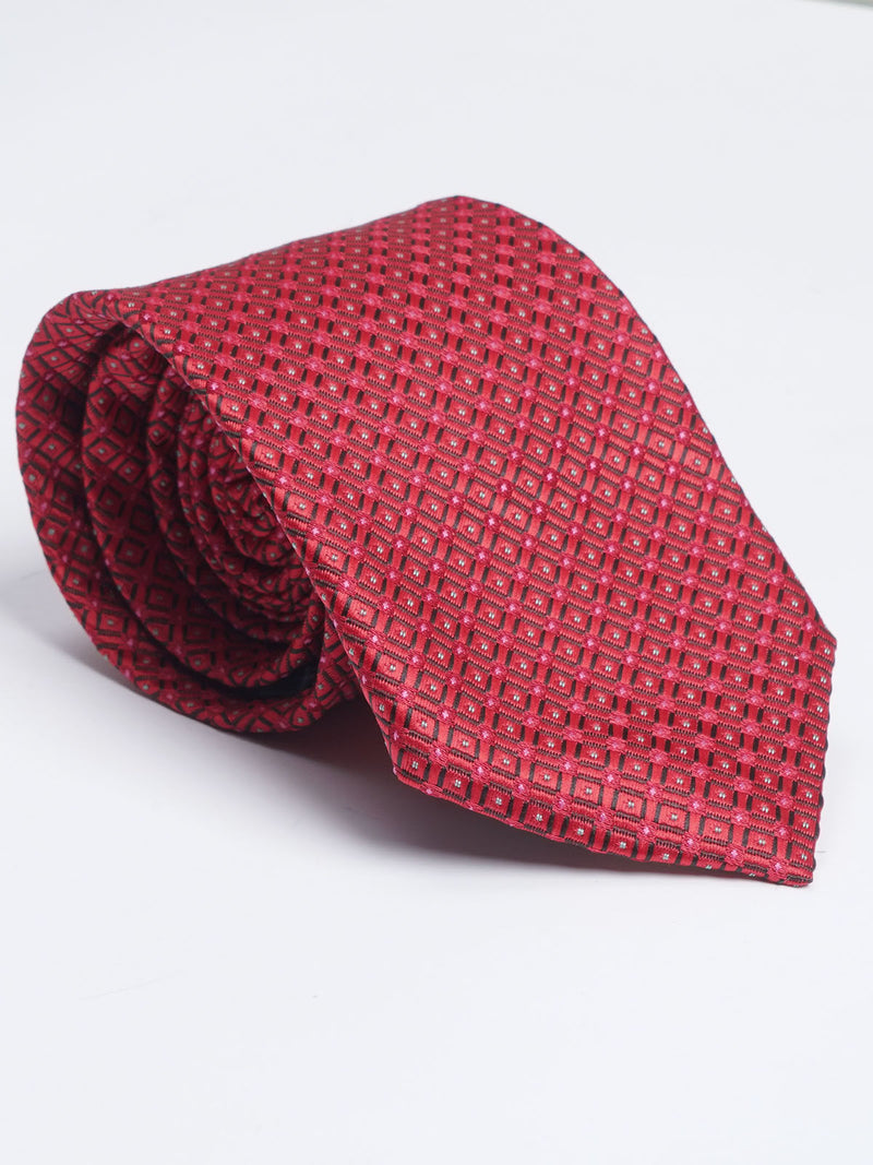 Red Designer Self Tie (TIE-1120)