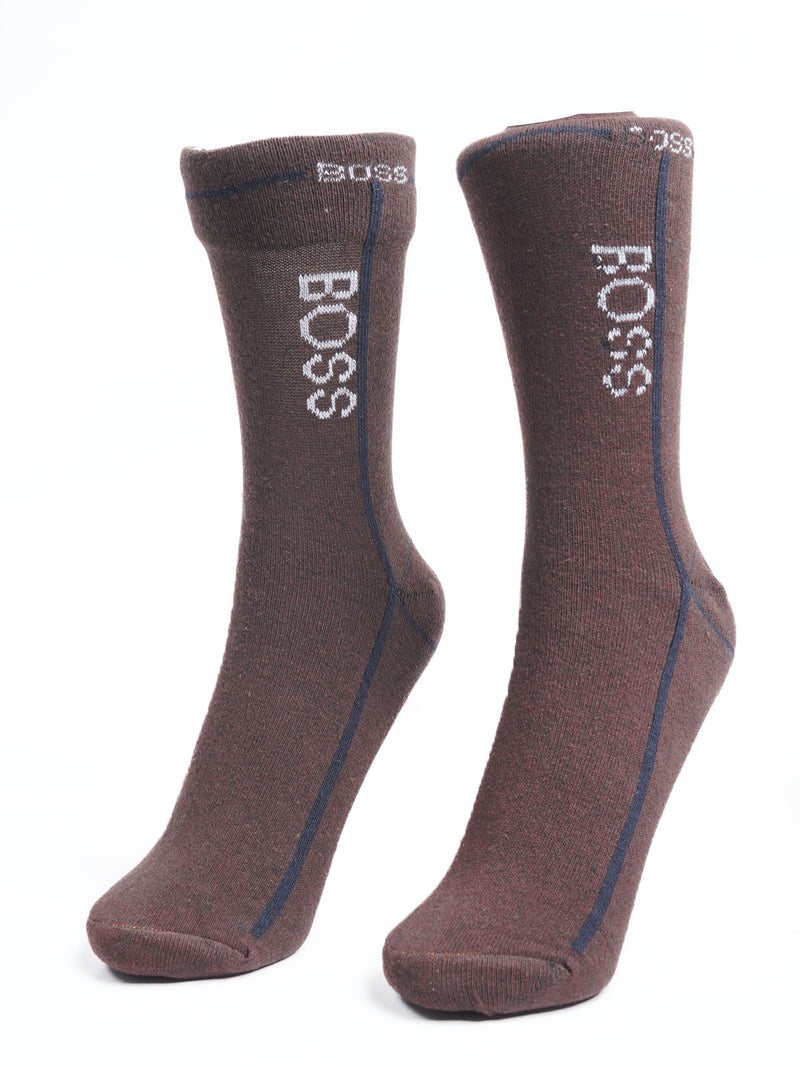 Brown Designer Socks  (SOCKS-1122)