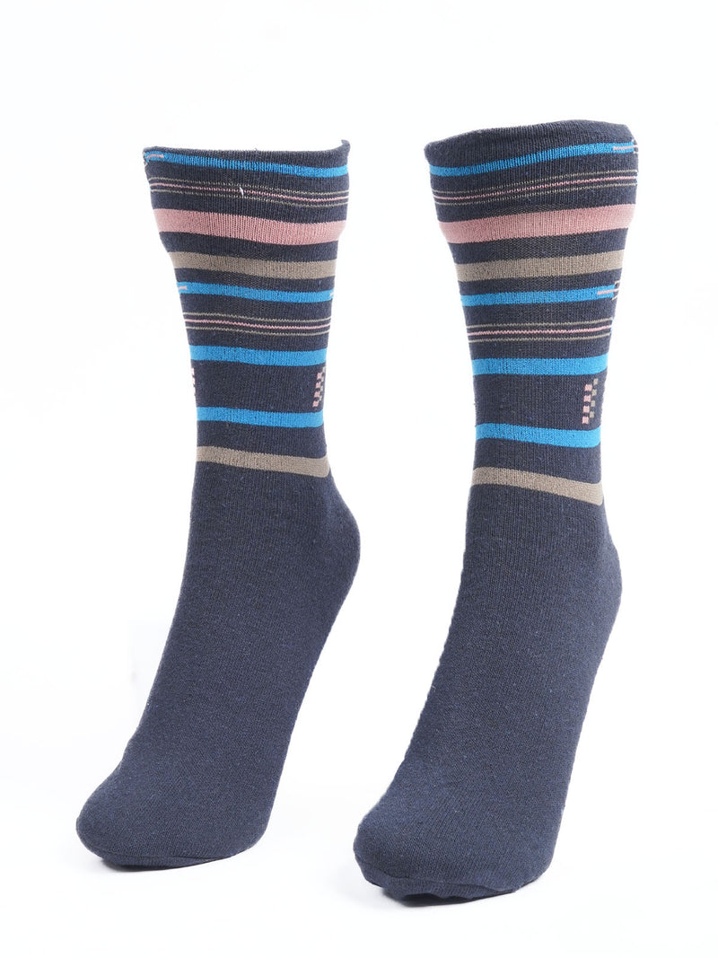 Navy Blue Designer Socks (SOCKS-1123)