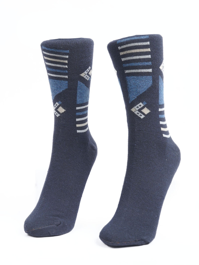 Navy Blue Designer Socks (SOCKS-1125)