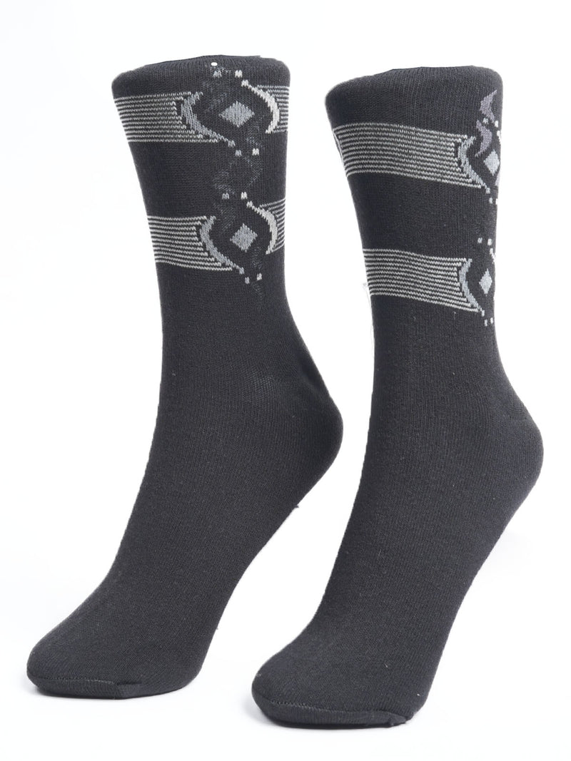 Black Designer Socks  (SOCKS-1128)