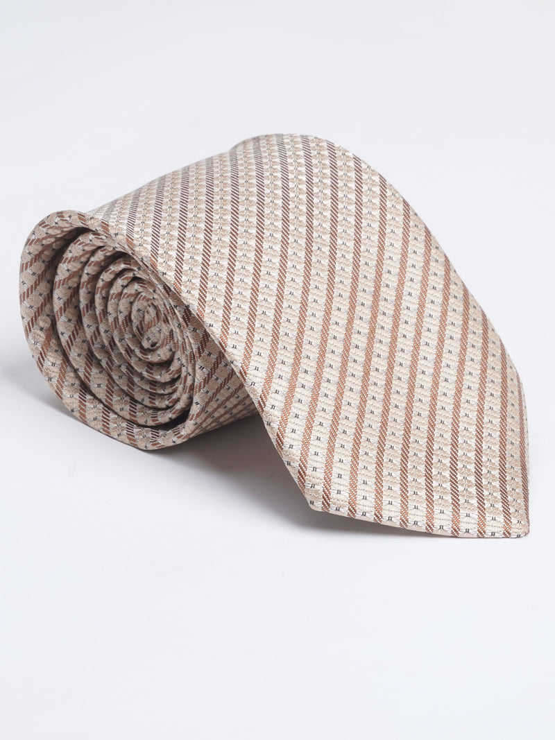 Light Brown Designer Self Tie (TIE-1128)