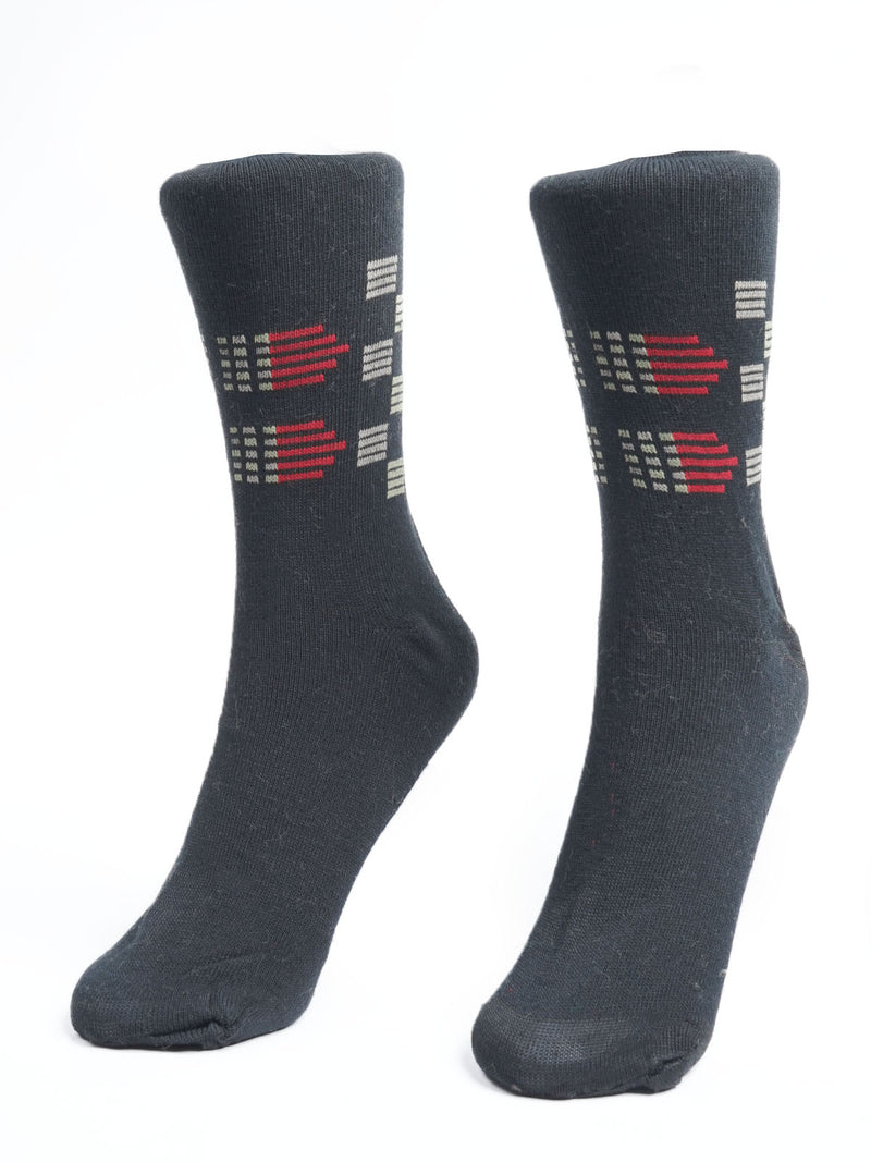 Black Designer Socks  (SOCKS-1131)