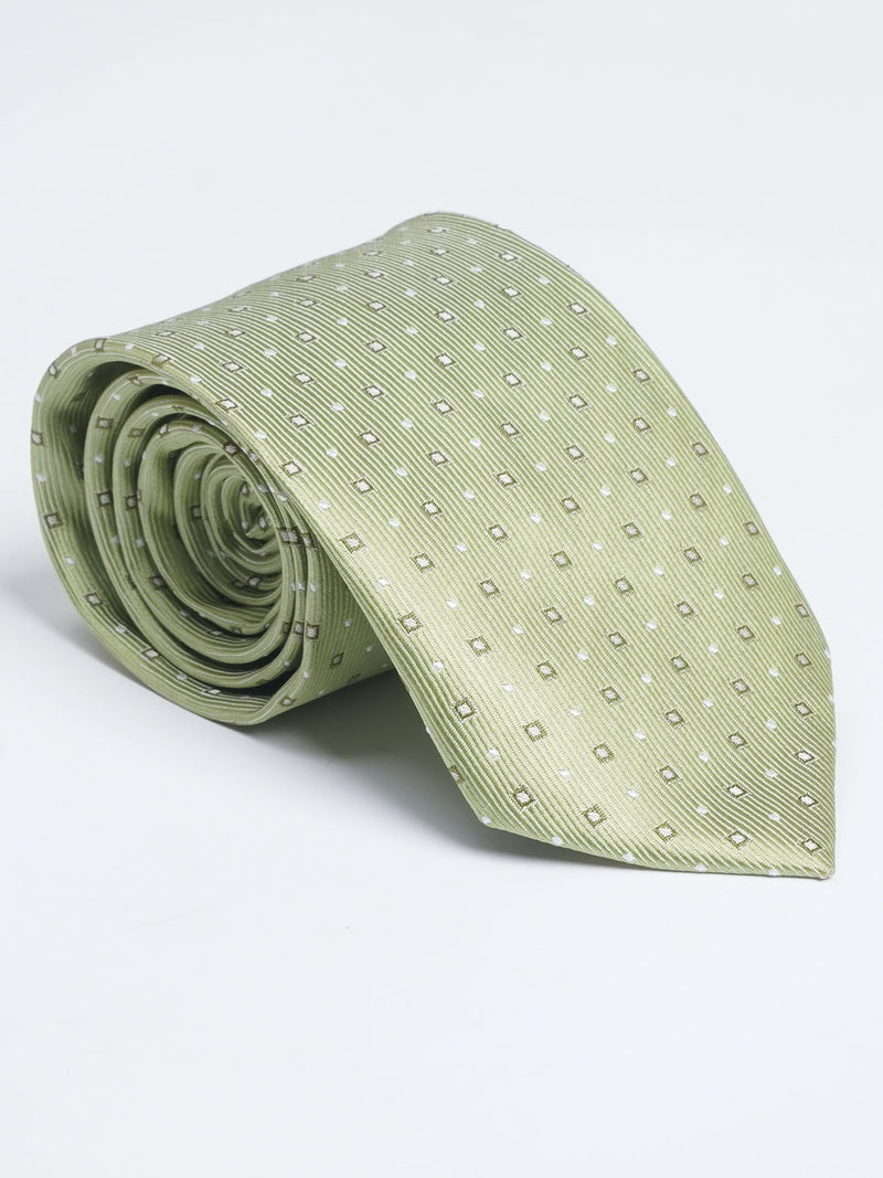 Light Green Designer Self Tie (TIE-1132)