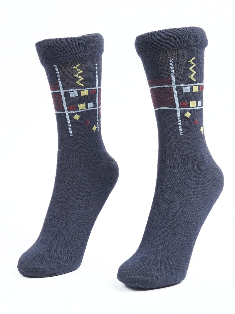 Dark Blue Designer Socks (SOCKS-1133)