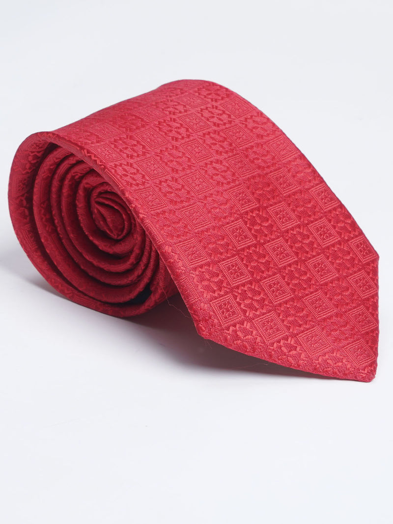 Red Designer Self Tie (TIE-1134)