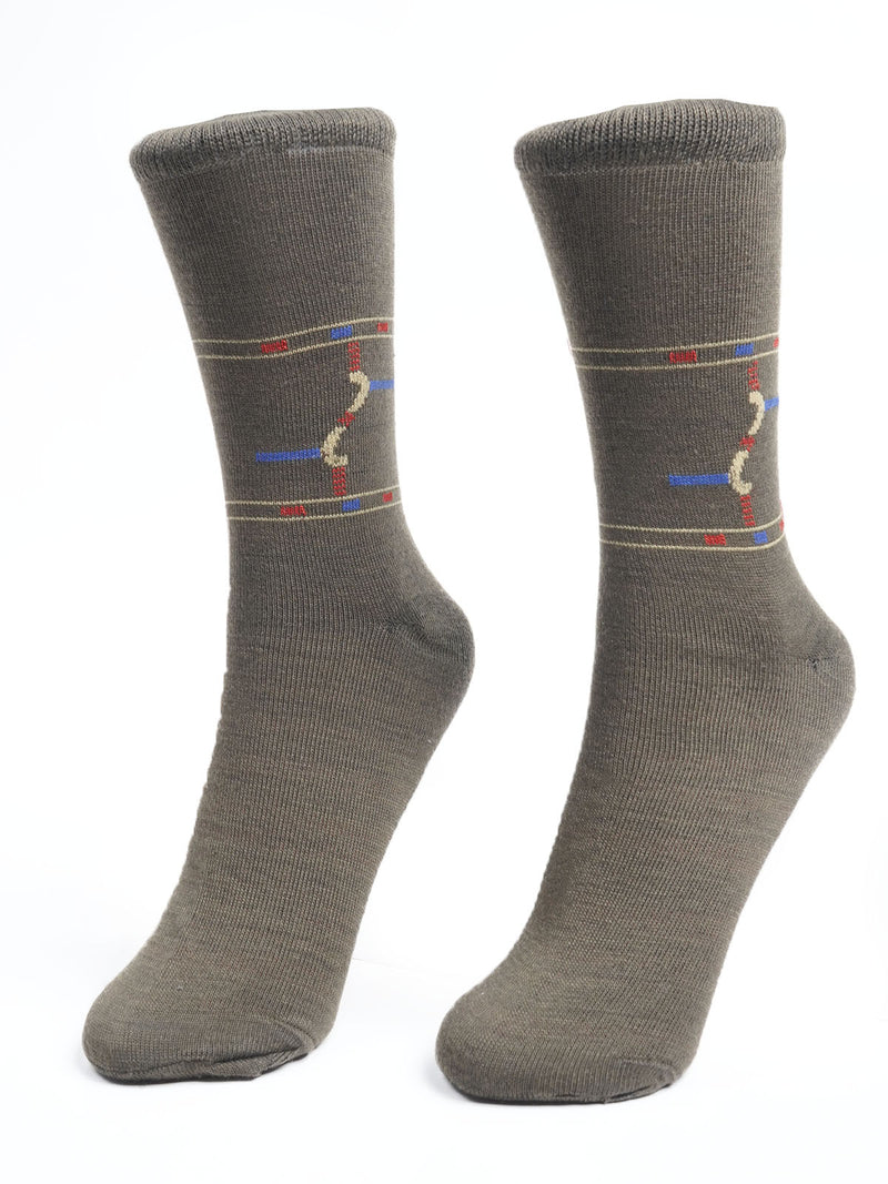 Olive Designer Socks  (SOCKS-1134)