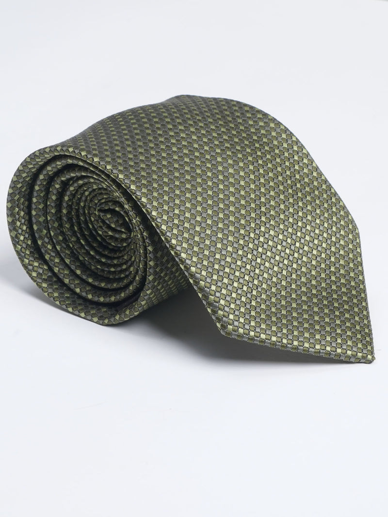 Green Designer Self Tie (TIE-1135)