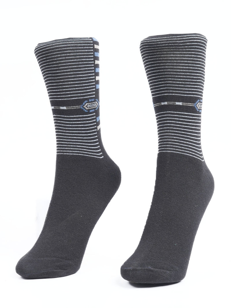 Black Designer Socks  (SOCKS-1136)