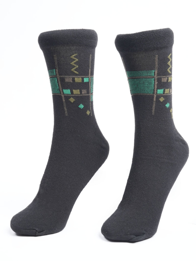 Black Designer Socks  (SOCKS-1139)