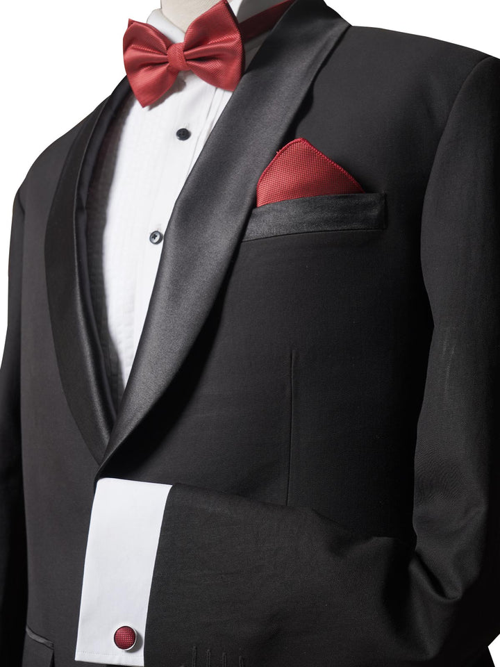 Maroon Bow Tie Set (BT-114)