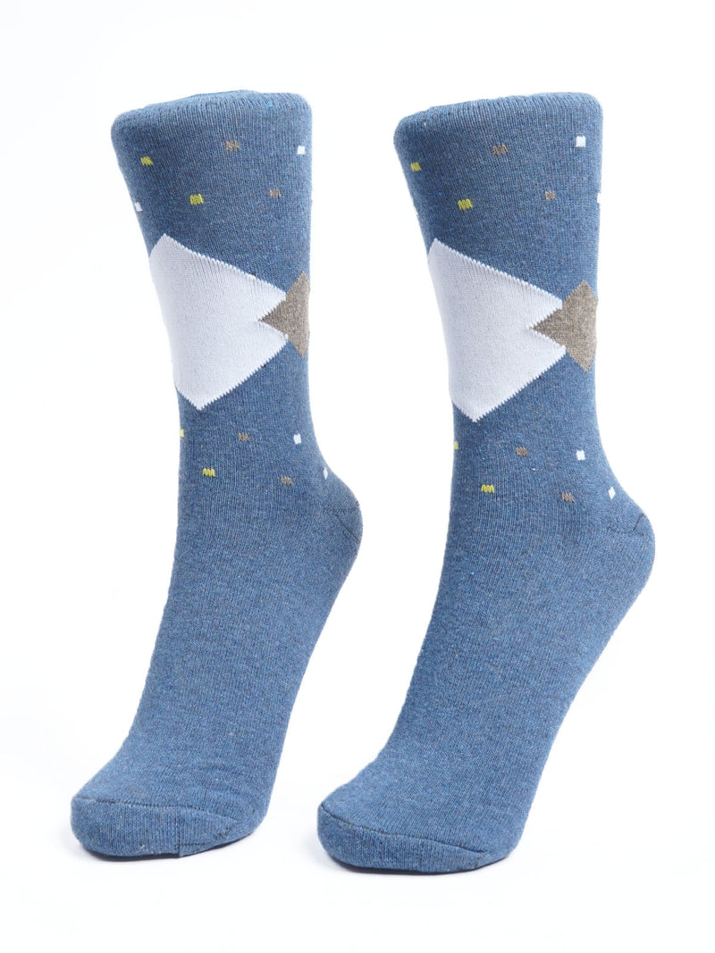 Blue Designer Socks  (SOCKS-1140)