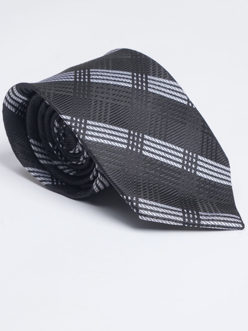 Black Designer Self Tie (TIE-1148)