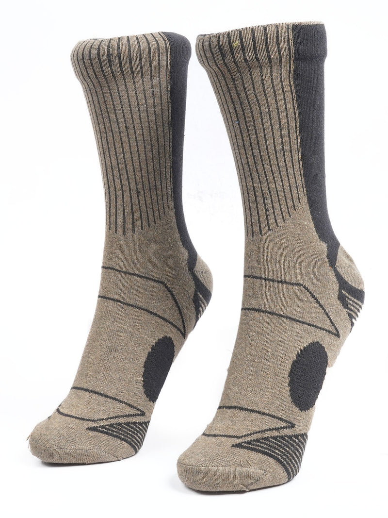 Light Brown Designer Socks  (SOCKS-1155)