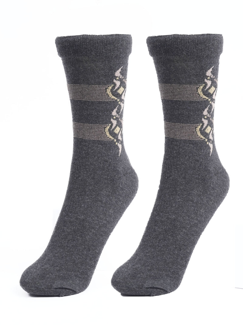 Black Designer Socks  (SOCKS-1162)