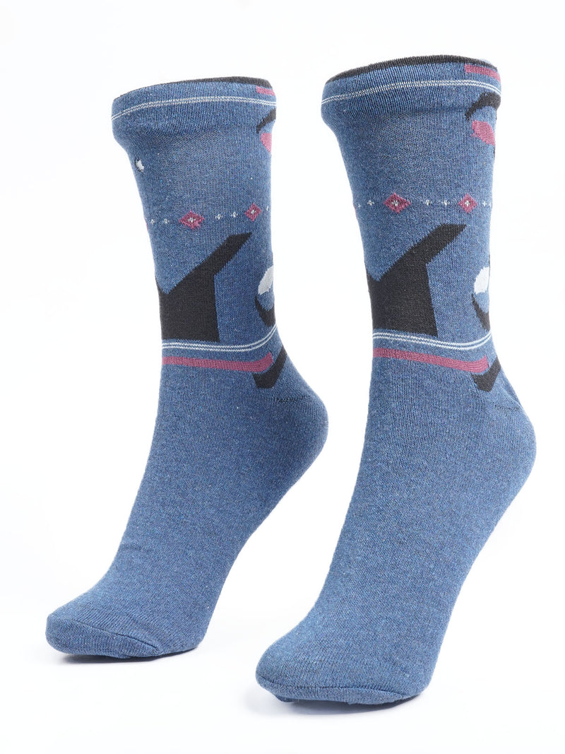 Blue Designer Socks  (SOCKS-1165)