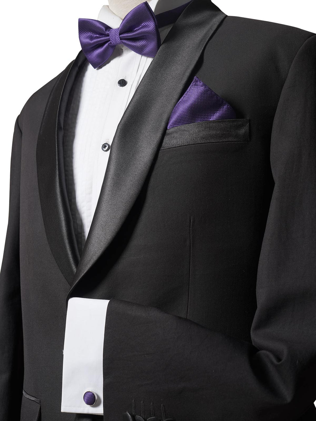 Purple Bow Tie Set (BT-117)